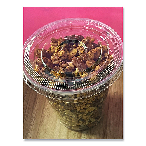 Karat PET Lids, 12 oz to 24 oz Cold Cups, No Hole Flat Lid, Clear, 1,000/Carton (CKC626TSNH)