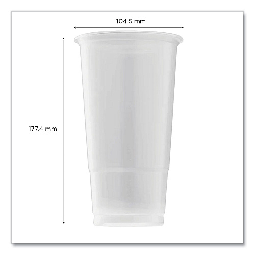 Karat PolyPro (PP) Cups, 32 oz, Translucent, 600/Carton (CKPP32)