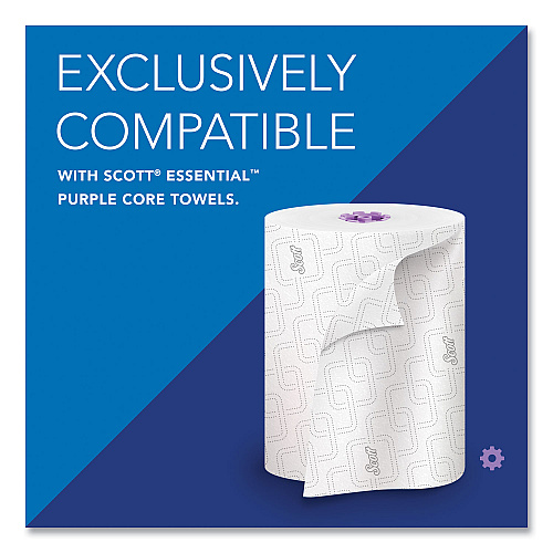 Scott Essential Electronic Hard Roll Towel Dispenser, 12.7 x 9.57 x 15.76, Black (48860)