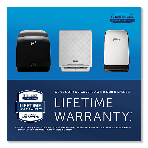 Scott Essential Electronic Hard Roll Towel Dispenser, 12.7 x 9.57 x 15.76, Black (48860)