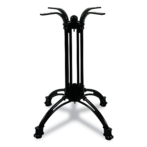 JMC Furniture Topalit Tables, Round, 36" dia x 29"h, Gray Top, Black Iron Base/Legs (10636R7)