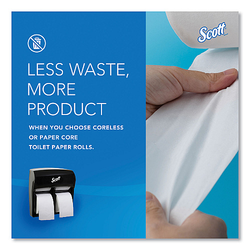 Scott Pro High Capacity Coreless SRB Tissue Dispenser, 11.25 x 6.31 x 12.75, Black (44518)