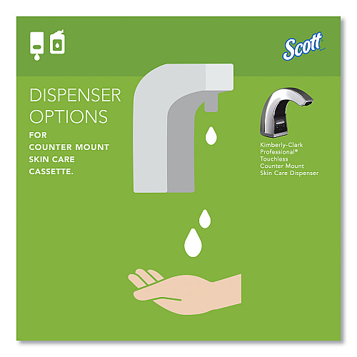 Scott Essential Green Certified Foam Skin Cleanser Refill, Fragrance-Free, 1,500 mL, 2/Carton (11285)