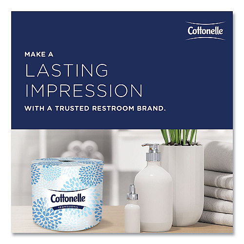 Cottonelle 2-Ply Bathroom Tissue, Septic Safe, White, 451 Sheets/Roll, 20 Rolls/Carton (13135)