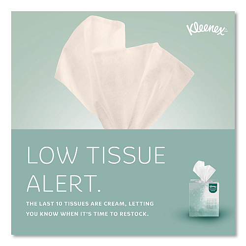 Kleenex Naturals Facial Tissue, 2-Ply, White, 90  Sheets/Box (21272BX)