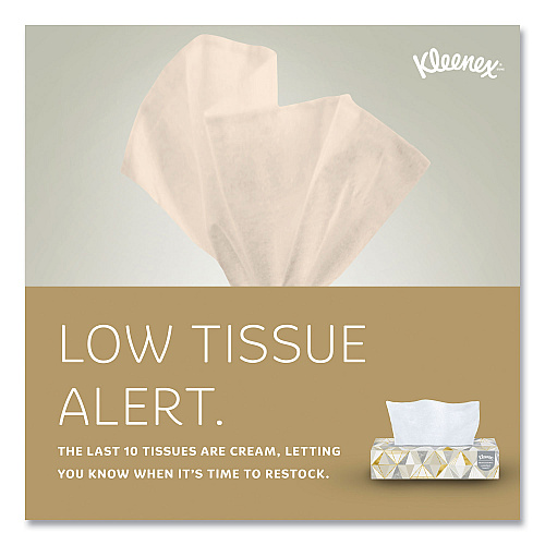 Kleenex White Facial Tissue for Business, 2-Ply, White, Pop-Up Box, 125 Sheets/Box, 48 Boxes/Carton (21606CT)