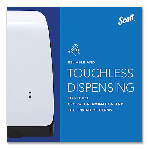 Scott Electronic Skin Care Dispenser, 1,200 mL, 7.3 x 4 x 11.7, White (32499)