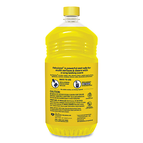 Fabuloso&reg; Multi-Use Cleaner, Lemon Scent, 56 oz, 6 Bottles (MX06157CT)