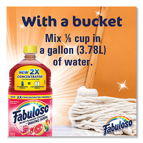Fabuloso&reg; Multi-Use Cleaner, Citrus Scent, 56 oz., 6 Bottles (153091)