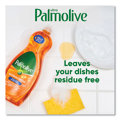 Palmolive Ultra Antibacterial Dishwashing Liquid, Orange Scent, 32.5 oz Bottle, 9/Carton (US04274CT)