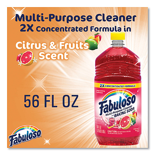 Fabuloso&reg; Multi-Use Cleaner, Citrus Scent, 56 oz., 6 Bottles (153091)