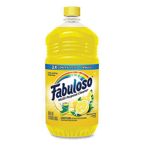 Fabuloso&reg; Multi-Use Cleaner, Lemon Scent, 56 oz, 6 Bottles (MX06157CT)