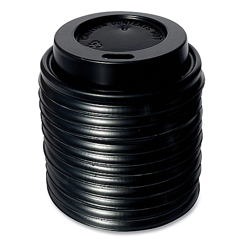 Boardwalk Hot Cup Lids, Fits 4 oz Cup, Black, 1,000/Carton (BWKHOTBL4)