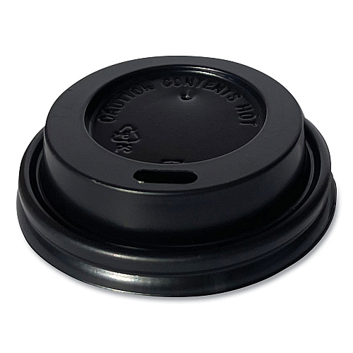 Boardwalk Hot Cup Lids, Fits 4 oz Cup, Black, 1,000/Carton (BWKHOTBL4)