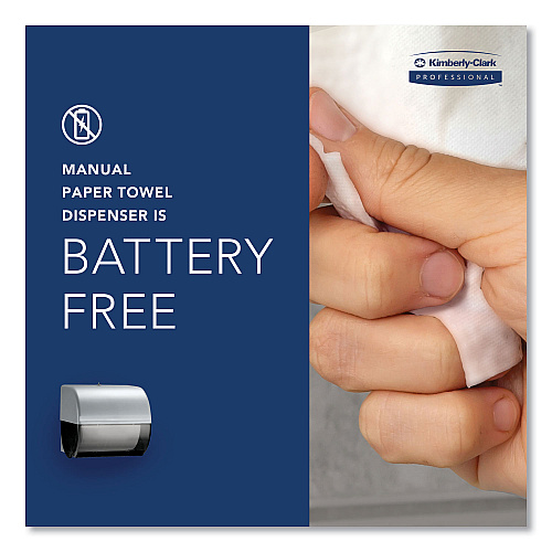 Kimberly-Clark Omni Roll Towel Dispenser, 10.5 x 10 x 10, Smoke/Gray (09746)