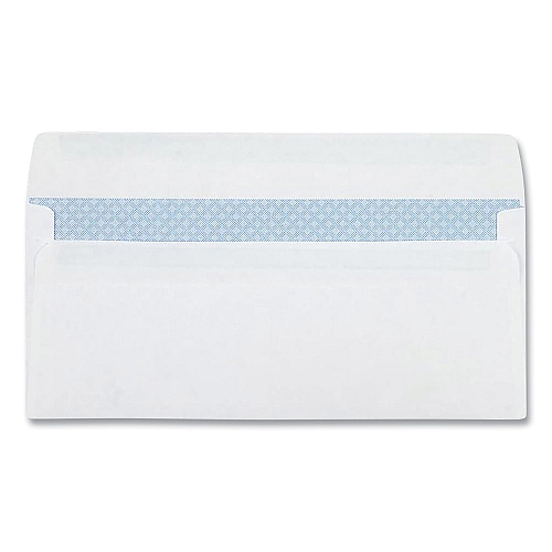 Quality Park Redi-Seal Security-Tint Envelope, Address Window, #10, Commercial Flap, Redi-Seal Closure, 4.13 x 9.5, White, 500/Box (21418)