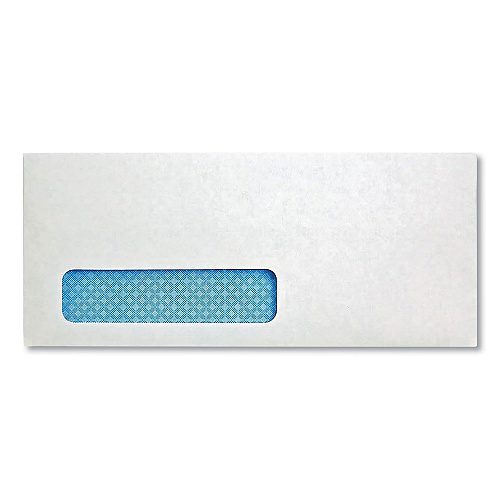 Quality Park Redi-Seal Security-Tint Envelope, Address Window, #10, Commercial Flap, Redi-Seal Closure, 4.13 x 9.5, White, 500/Box (21418)