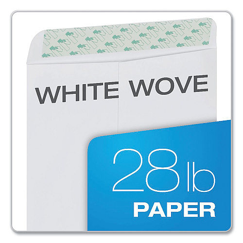 Quality Park Redi-Strip Catalog Envelope, #10 1/2, Cheese Blade Flap, Redi-Strip Adhesive Closure, 9 x 12, White, 100/Box (44582)