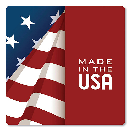 TOPS American Pride Writing Pad, Wide/Legal Rule, Red/White/Blue Headband, 50 White 8.5 x 11.75 Sheets, 12/Pack (75111)