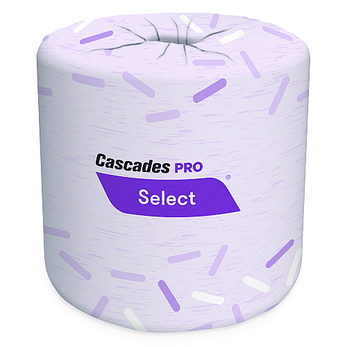 Cascades&reg; Pro Select Standard Toilet Paper, 2-Ply, 420 Sheets, 48 Rolls (B031)