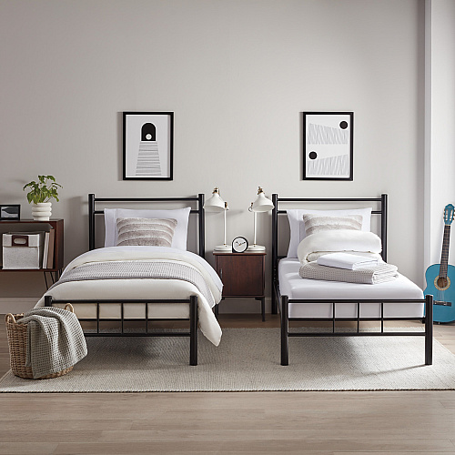 T180 Flat Bed Sheets White Queen - Case Of 24 (T180-90110)