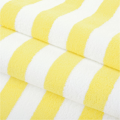 California Cabana Beach Towels 30x70 Yellow - Case Of 24 (CABANA-YL-CS)