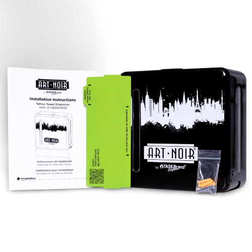 Taskbrand Art Noir Dry Wiper Interfold Wall Dispenser Smoke - 1 Each (D-TBDWIWS2)