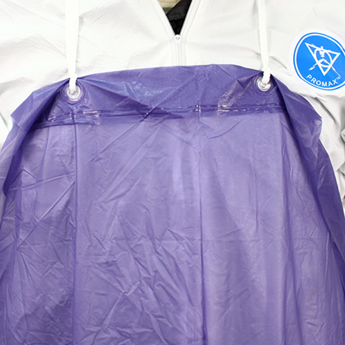 Unhemmed 6 Mil Vinyl Apron 35x55 Blue, Case Of 72 (MUB-55)