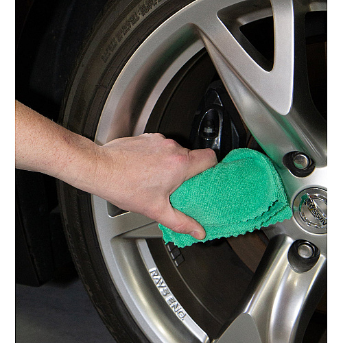 Smart Rags Microfiber Cloths 12x12 Green, Pack Of 50 (M950G-innerbx)