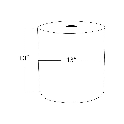 Taskbrand P50 Hydrospun Jumbo Roll, White, 9x13, Jr, 1100/rl, 1 Rl/cs, Case Of 1100 (N-P050JPW)