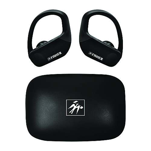 Fisher Edge Pro True Wireless Earphones, Black (FTW220K)