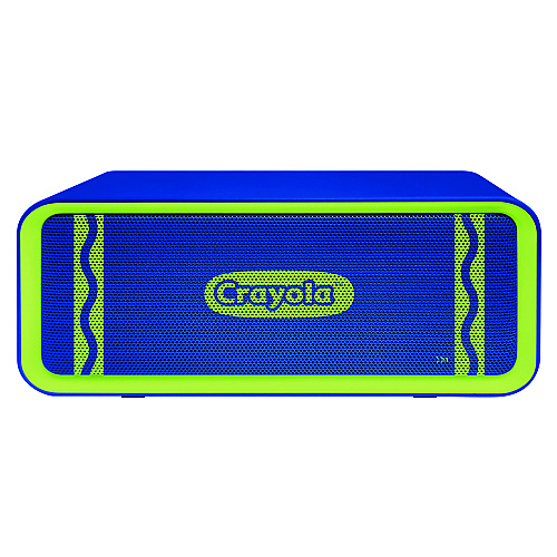 Crayola Portable Speaker, Bluetooth, Blue/Green (CBT300B)