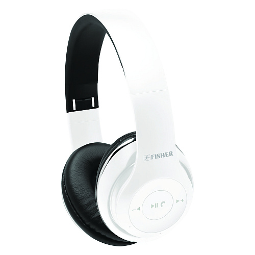 Fisher Peak Wireless Headphones, White (FBHP382W)