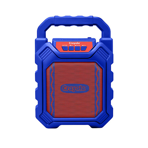 Crayola Karaoke Speaker, Bluetooth, Blue/Red (CBX210BM)
