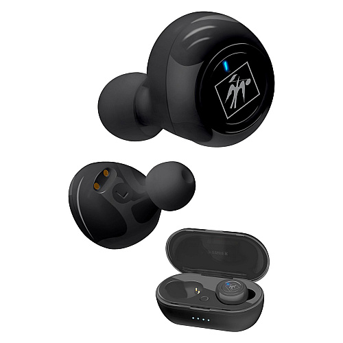 Fisher Vibrant Sound True Wireless Earphones, Black (FTW210K)