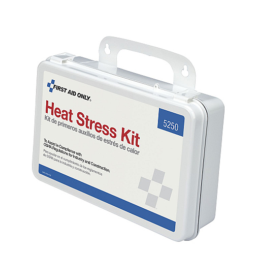 First Aid Only Unitized OSHA Compliant Heat Stress Kit, 26 Pieces, Plastic case (5250)