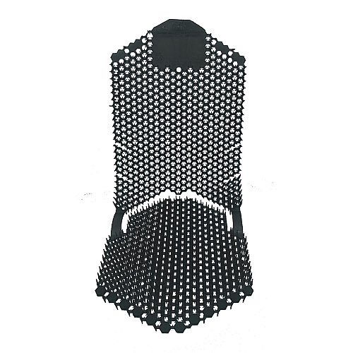 Fresh Products Tsunami, Urinal Screen, Midnight Coast, 5.22 oz, Black, 6/Carton (TSU6MC)