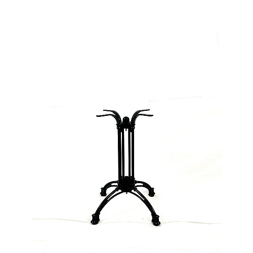 JMC Furniture Solid Wood Tables, Cast Aluminum Base, Square, 36w x 36d x 29.75h, Natural (106C3636D)