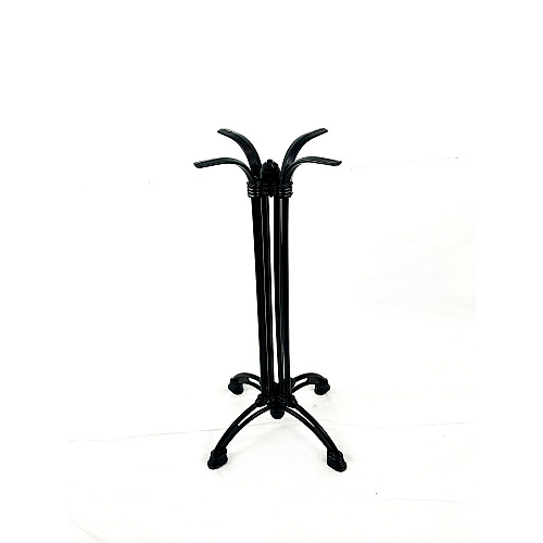 JMC Furniture Solid Wood Tables, Cast Aluminum Base, Square, 36w x 36d x 41.5h, Natural (106CP3636D)