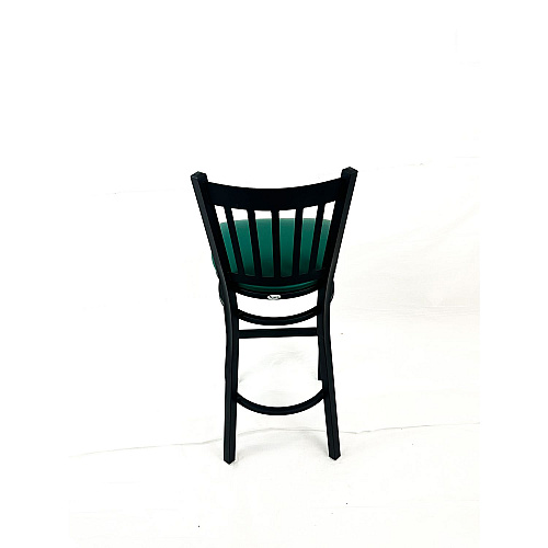 JMC Furniture Cobra Series Barstool, Supports Up to 300 lbs, 28.5" Seat Height, Green Seat, Black Back, Black Base (CBBVSGRN)