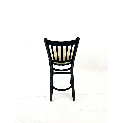 JMC Furniture Cobra Series Barstool, Supports Up to 300 lb, 28.5" Seat Height, Taupe Seat, Black Back, Black Base (CBBVSTAU)