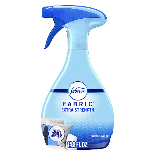 Febreze FABRIC Refresher/Odor Eliminator, Extra Strength, Original, 14.8 oz Spray Bottle, 8/Carton (08858)