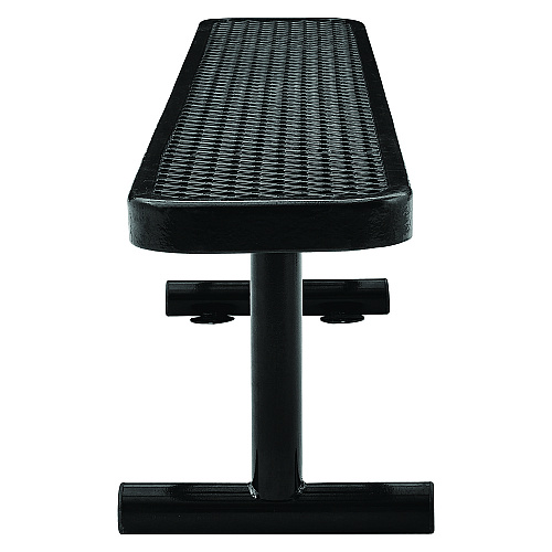 Global Industrial Expanded Steel Flat Bench, 72 x 14.5 x 18, Black (277156BK)