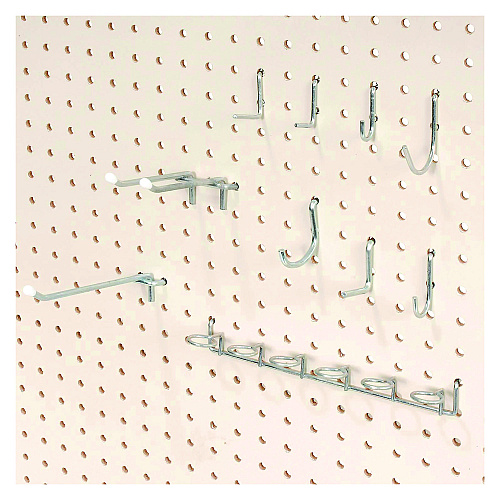 Global Industrial Pegboard Hooks, 30-Piece Assorted Hooks, Steel (606968)