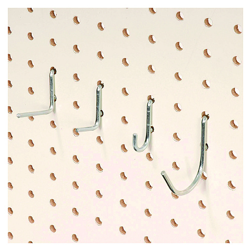 Global Industrial Pegboard Hooks, 30-Piece Assorted Hooks, Steel (606968)