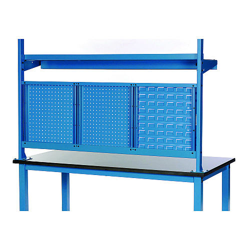 Panel Mounting Rail, For Use with Global Industrial 72" Wide Workbenches, 125 lb Weight Capacity (249293ABL)