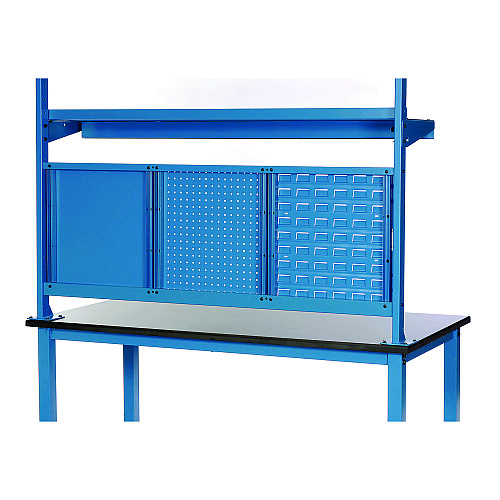Panel Mounting Rail, For Use with Global Industrial 60" Wide Workbenches, 125 lb Weight Capacity (249292ABL)