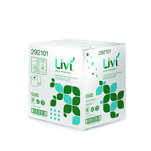 Livi&reg; Ultra Premium Toilet Paper, 2-Ply, 425 Sheets, 36 Rolls (292101)