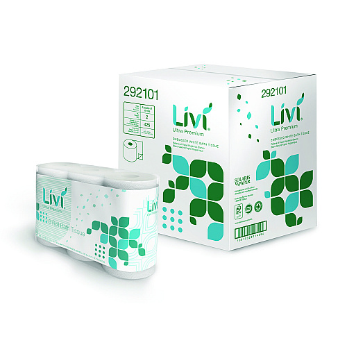 Livi&reg; Ultra Premium Toilet Paper, 2-Ply, 425 Sheets, 36 Rolls (292101)