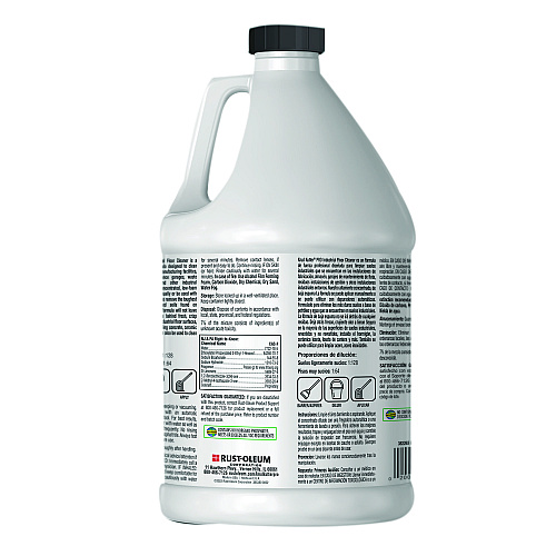 KRUD KUTTER PRO Concentrated Low Foam Industrial Floor Cleaner, Lemon Scent, 1 gal Bottle, 4/Carton (382263)